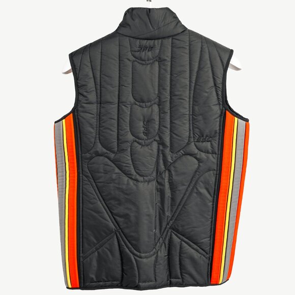 JPG by Gaultier Black Quilted Side-Stripe Zip Vest - Picture 2 of 8